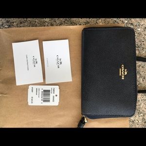 Coach Bags - Small Wristlet in Midnight Blue Coach Bags - Small Wristlet in Midnight Blue